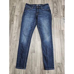 (3/$35) Old Navy Jeans Women 6 Blue Rockstar Skinny Mid Rise Stretch Denim Pants